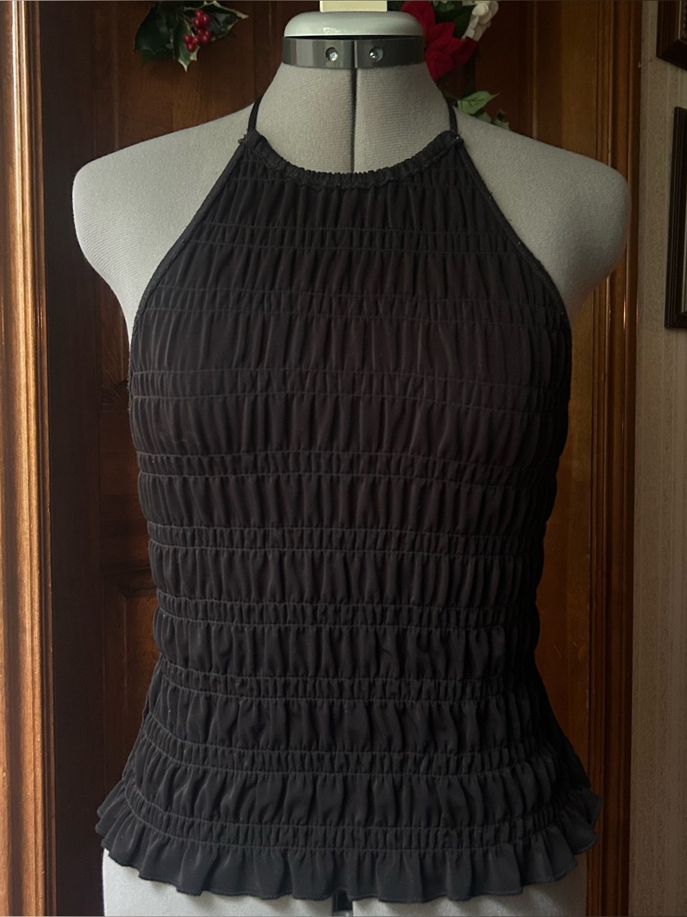 Women’s Black Going-out Top